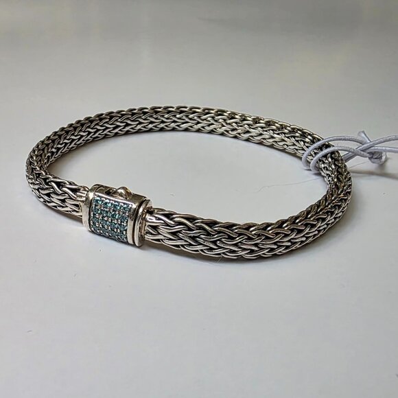 ANNIKA WITT Sterling Silver Semiprecious Stone Chain Bracelet - Picture 4 of 15